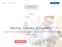 Tablet Screenshot of covenantseminary.edu