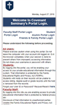 Mobile Screenshot of portal.covenantseminary.edu